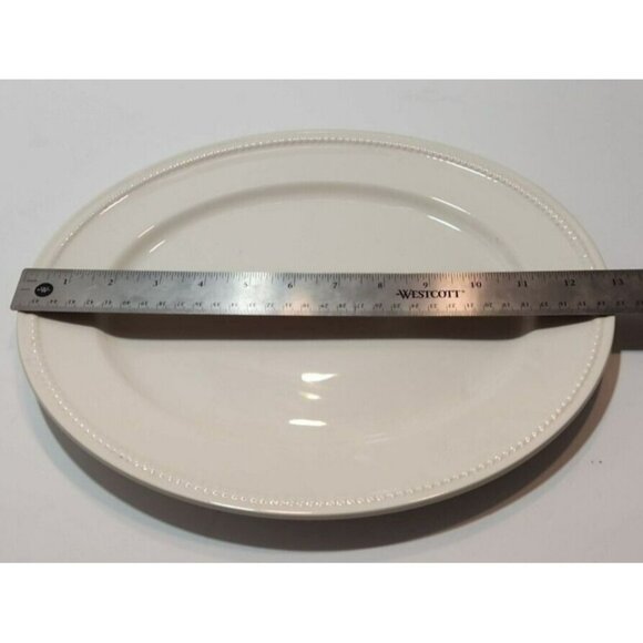 Vtg Royal Stafford Fine Earthenware "Portsmouth" Ivory Platter - Picture 6 of 7